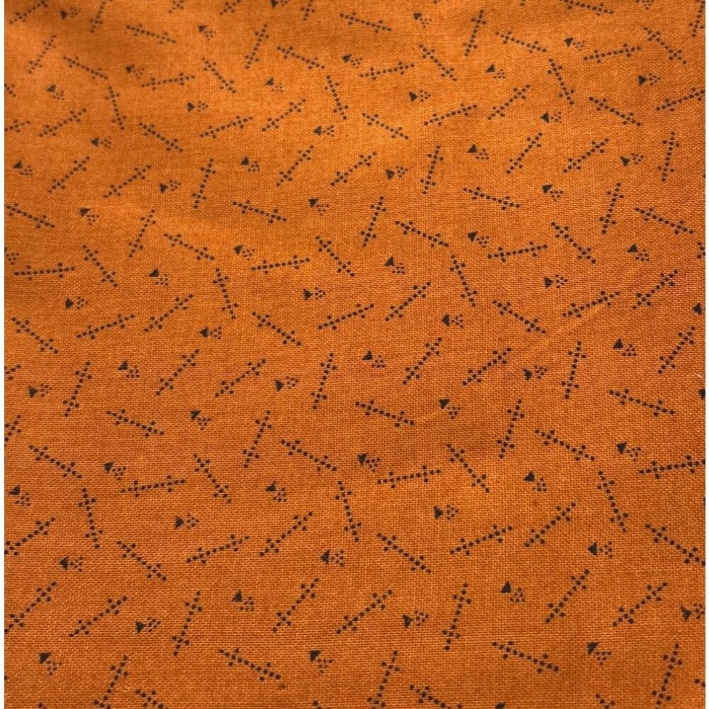Renée Nanneman Andover Fabrics Arrows Cotton Fabric Fat Quarter Orange 18"x22"